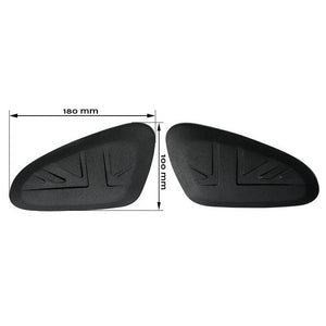 Unit Garage Rubber Tank Protector Knee Pads - Black