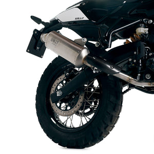 Unit Garage Royal Enfield 450 Series Silencer - Stainless Steel