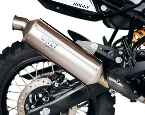 Unit Garage Royal Enfield 450 Series Silencer - Stainless Steel