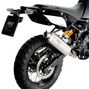 Unit Garage Royal Enfield 450 Series Silencer - Stainless Steel