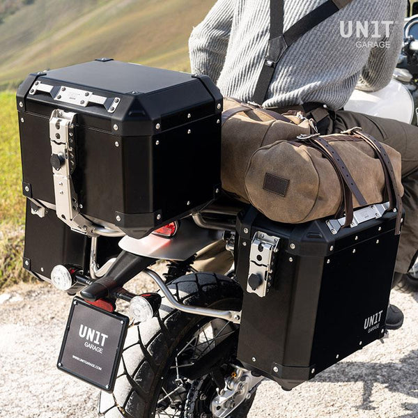 Unit Garage Roll Duffle Bag - Waxed Suede