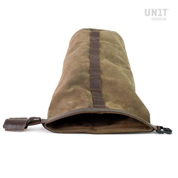 Unit Garage Roll Duffle Bag - Waxed Suede