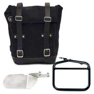 Unit Garage Waxed Suede Pannier + Rack - Right