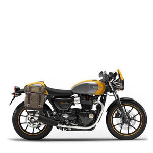 Unit Garage Waxed Suede Pannier + Rack - Right