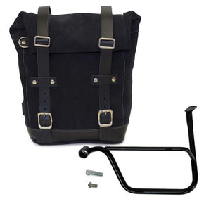 Unit Garage Waxed Suede Pannier + Rack - Left