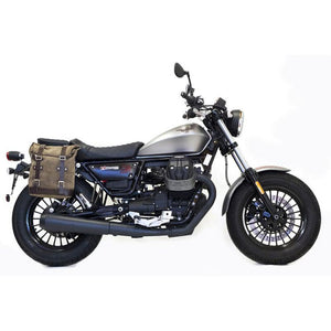 Unit Garage Waxed Suede Pannier + Rack - Right