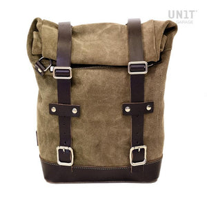 Unit Garage Waxed Suede Pannier + Rack - Right