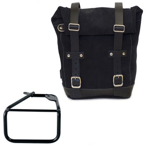 Unit Garage Waxed Suede Pannier + Rack - Right