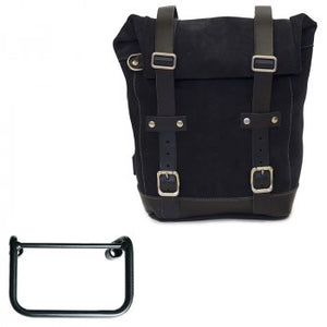 Unit Garage Waxed Suede Pannier + Rack - Right