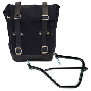 Unit Garage Waxed Suede Pannier + Rack - Left